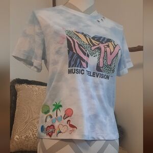 Customized Semi-cropped MTV S/S Tee